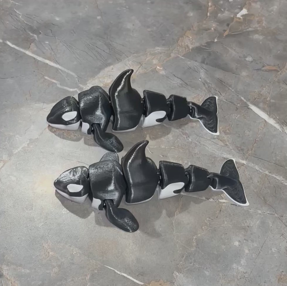 3D Printed Articulated Orca