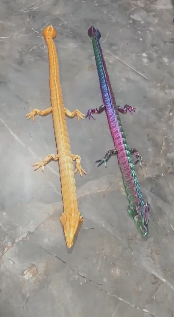 19 Inch 3D Printed Leaf Tail Dragon